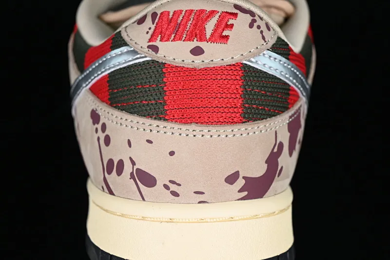 All Categories Nk SB Dunk Series Nk SB Dunk Low Low-top sneakers Pure original version Nk Dunk SB Low "Freddy Krueger" A Nightmare on Elm Street SB low-top sports and leisure sneakers 313170-202